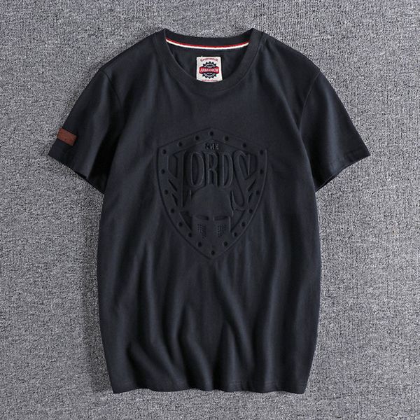 2021 new three dimensional embossing pattern simple trend short t-shirt men's half sleeve bottoming shirt 983 8zt0, White;black
2021 new three dimensional embossing pattern simple trend short t-shirt men's half sleeve bottoming shirt 983 8zt0, White;black