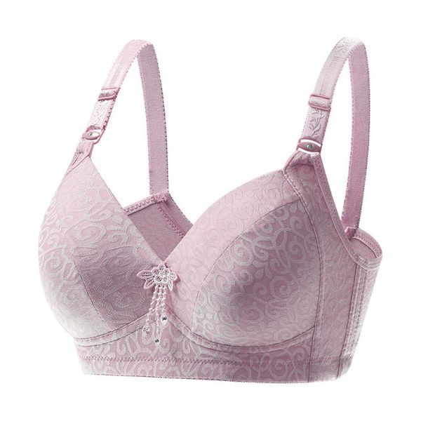 bras womens plus size bc cup for big breasted women fat full coverage thin wire underwear gathered bra lingerie, Red;black
bras womens plus size bc cup for big breasted women fat full coverage thin wire underwear gathered bra lingerie, Red;black