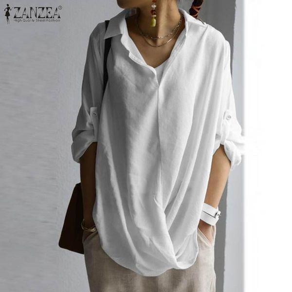 zanzea autumn women v neck long sleeve asymmetrical blouse elegant shirt casual white blouses female tunic chemise 5xl
zanzea autumn women v neck long sleeve asymmetrical blouse elegant shirt casual white blouses female tunic chemise 5xl