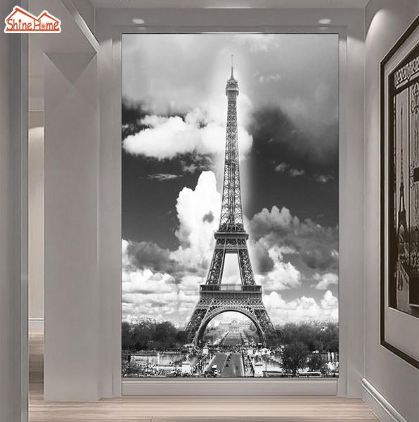 wallpapers shinehome-eiffel tower black white aisle door 3d wallpaper rolls for walls 3 d livingroom mural room wall paper decor 
wallpapers shinehome-eiffel tower black white aisle door 3d wallpaper rolls for walls 3 d livingroom mural room wall paper decor