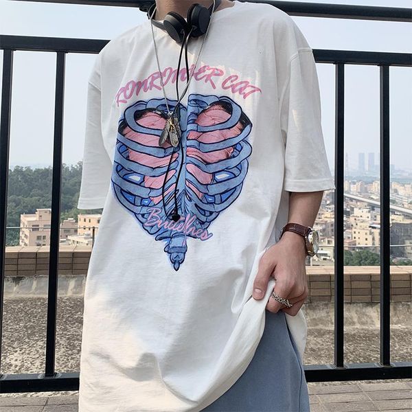 women's t-shirt camiseta grande com estampa de amor caveira, feminina rua retrô, roupa urbana, harajuku, verão preto e branco, White
women's t-shirt camiseta grande com estampa de amor caveira, feminina rua retrô, roupa urbana, harajuku, verão preto e branco, White