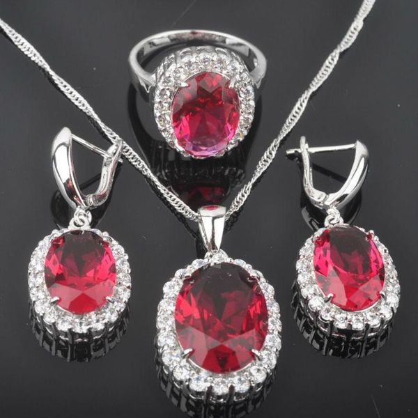 elegant red stone cubic zirconia women's silver color jewelry sets earrings/pendant/necklace/rings qz044
elegant red stone cubic zirconia women's silver color jewelry sets earrings/pendant/necklace/rings qz044