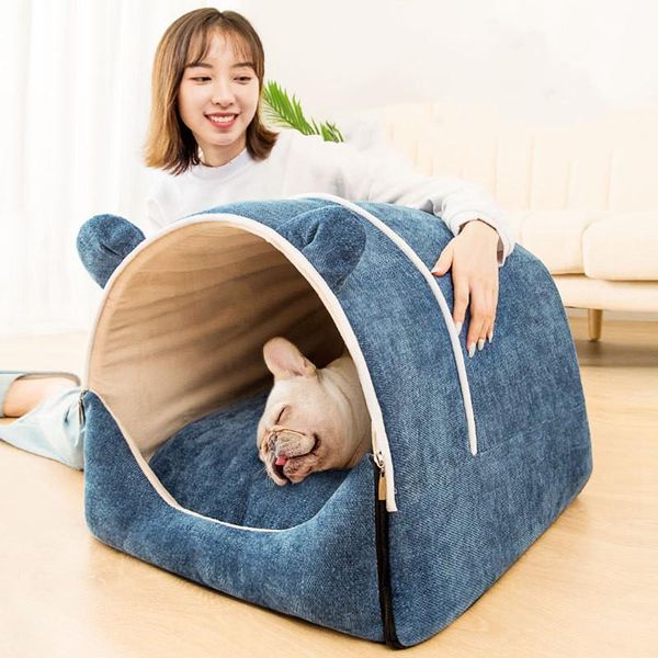 dog kennel keeps warm in winter, removable and washable house type indoor large space method to fight cat kennel pet all season
dog kennel keeps warm in winter, removable and washable house type indoor large space method to fight cat kennel pet all season