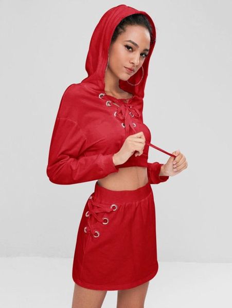 women's hoodies & sweatshirts 2021 autumn and winter arrival two-piece clothing red short hooded sweater mini skirt casual suit women, Black
women's hoodies & sweatshirts 2021 autumn and winter arrival two-piece clothing red short hooded sweater mini skirt casual suit women, Black