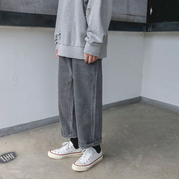 2021 new winter men's work wide leg cotton casual pants leisure grey/black color corduroy fabric keep warm trousers plus size m-2xl prc
2021 new winter men's work wide leg cotton casual pants leisure grey/black color corduroy fabric keep warm trousers plus size m-2xl prc