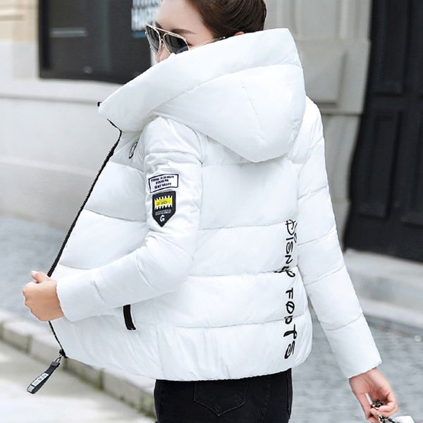 New 2021 Women Korean Slim Short Parka Winter Casual Letter Print Hooded Thick Warm Jackets Cotton Padded Coat Outwear KE06, Black
New 2021 Women Korean Slim Short Parka Winter Casual Letter Print Hooded Thick Warm Jackets Cotton Padded Coat Outwear KE06, Black
