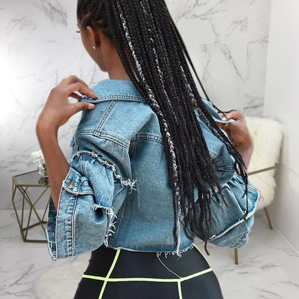 women's jackets fashion tassel denim women hole long sleeve vintage jean jacket loose crop short coat streetwear, Black;brown
women's jackets fashion tassel denim women hole long sleeve vintage jean jacket loose crop short coat streetwear, Black;brown