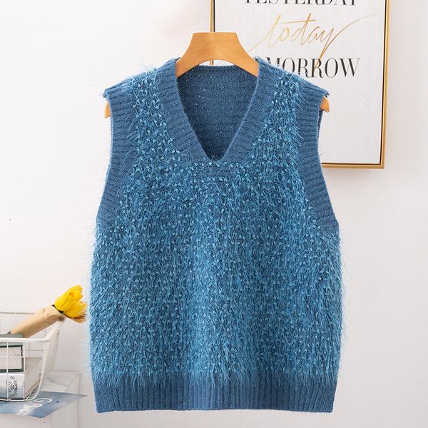 spring fashion style cleavage in without sleeves women's loose simple, shiny silk sweater vest y564 jxjm, White;black
spring fashion style cleavage in without sleeves women's loose simple, shiny silk sweater vest y564 jxjm, White;black