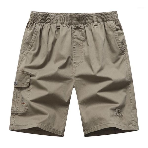 men's shorts work summer 2021 cotton loose casual five-point ppants beach pants, White;black
men's shorts work summer 2021 cotton loose casual five-point ppants beach pants, White;black