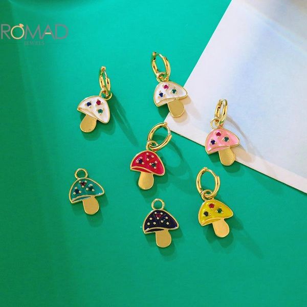 hoop & huggie romad pendientes plata 925 silver mushroom pendant hoops earrings for women green pink red dripping oil huggie earrings jewelr, Golden;silver
hoop & huggie romad pendientes plata 925 silver mushroom pendant hoops earrings for women green pink red dripping oil huggie earrings jewelr, Golden;silver