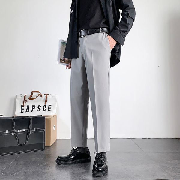 2021 spring summer suit men's slim fashion solid color business casual men straight-leg pants mens ocpx, Black
2021 spring summer suit men's slim fashion solid color business casual men straight-leg pants mens ocpx, Black
