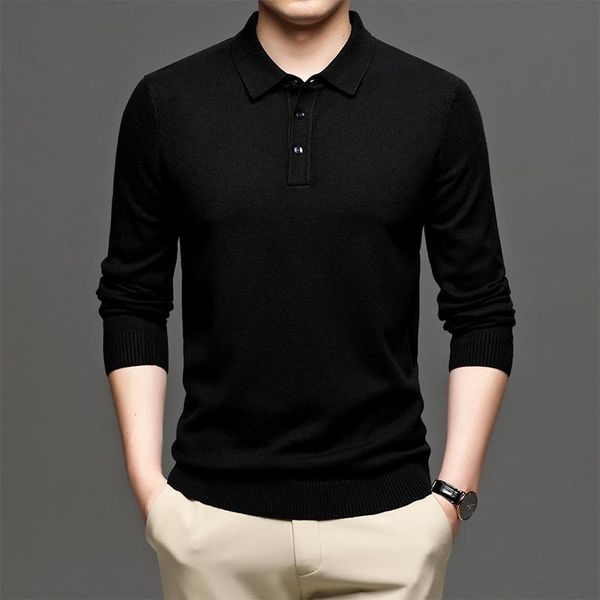 men's sweaters male lapel solid color men long-sleeved business 2021 spring and autumn bottoming shirt zde1068, White;black
men's sweaters male lapel solid color men long-sleeved business 2021 spring and autumn bottoming shirt zde1068, White;black