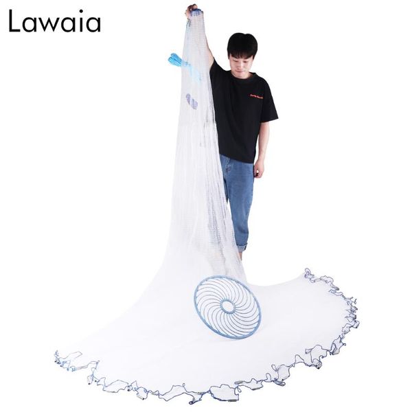 american cast net with disc high strength fishing nets 240/300/360/420/480/540/600/720cm hand throw casting network
american cast net with disc high strength fishing nets 240/300/360/420/480/540/600/720cm hand throw casting network