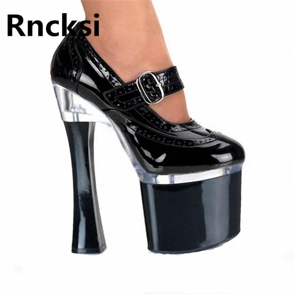 dress shoes rncksi women high-heeled platform pole dance fashion 18cm square heel ankle straps women's pumps, Black
dress shoes rncksi women high-heeled platform pole dance fashion 18cm square heel ankle straps women's pumps, Black