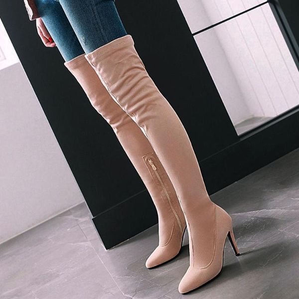 boots doratasia 2021 big size 48 in stock thin high heels elastic shoes women over the knee party female, Black
boots doratasia 2021 big size 48 in stock thin high heels elastic shoes women over the knee party female, Black