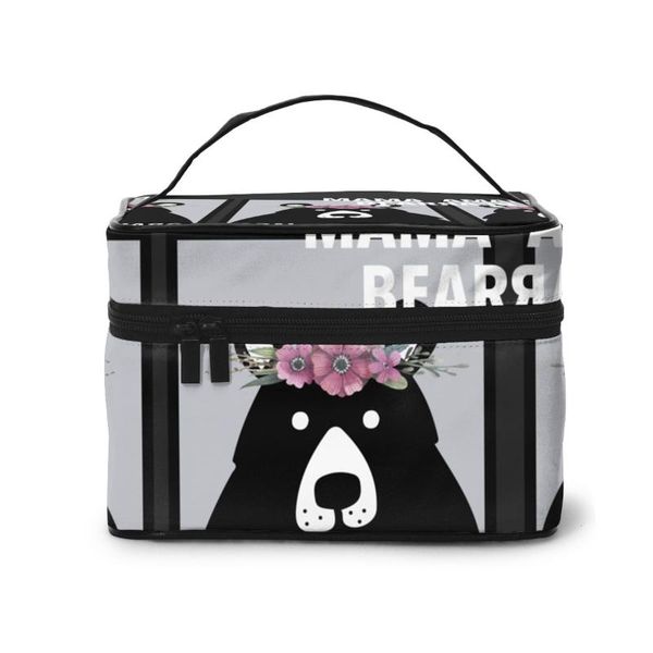 multifunction travel cosmetic bag neceser women mama bear floral garland roar howling bears makeup bags make up cases
multifunction travel cosmetic bag neceser women mama bear floral garland roar howling bears makeup bags make up cases