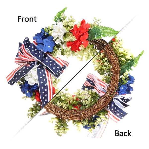 decorative flowers & wreaths 2021 american national day independence wreath with branches artificial bowknot rattan ring window wall decor
decorative flowers & wreaths 2021 american national day independence wreath with branches artificial bowknot rattan ring window wall decor
