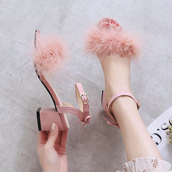 open toe all-match 2021 summer comfort shoes for women clear heels high sandals female med buckle strap peep high-heeled block n, Black
open toe all-match 2021 summer comfort shoes for women clear heels high sandals female med buckle strap peep high-heeled block n, Black