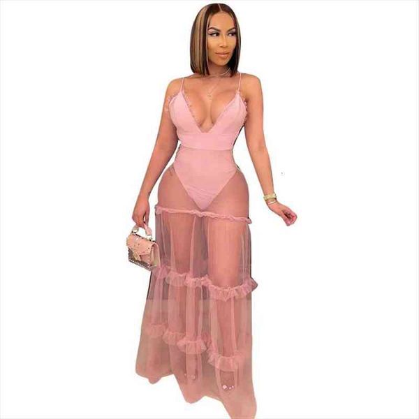 swimwear maxi dress women spaghetti strap plunge v neck robes summer ruched mesh patchwork one piece swimsuit cover up, White;black
swimwear maxi dress women spaghetti strap plunge v neck robes summer ruched mesh patchwork one piece swimsuit cover up, White;black