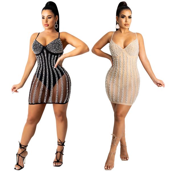 woman dress diamond halter perspective sleeveless dress for night club middle waist sheath mini dress for evening party 210712, Black;gray
woman dress diamond halter perspective sleeveless dress for night club middle waist sheath mini dress for evening party 210712, Black;gray