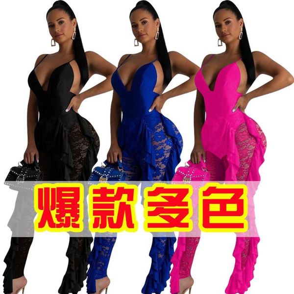 women's jumpsuits & rompers yd8113 american wear style nightclub tight back lace jumpsuit women, Black;white
women's jumpsuits & rompers yd8113 american wear style nightclub tight back lace jumpsuit women, Black;white