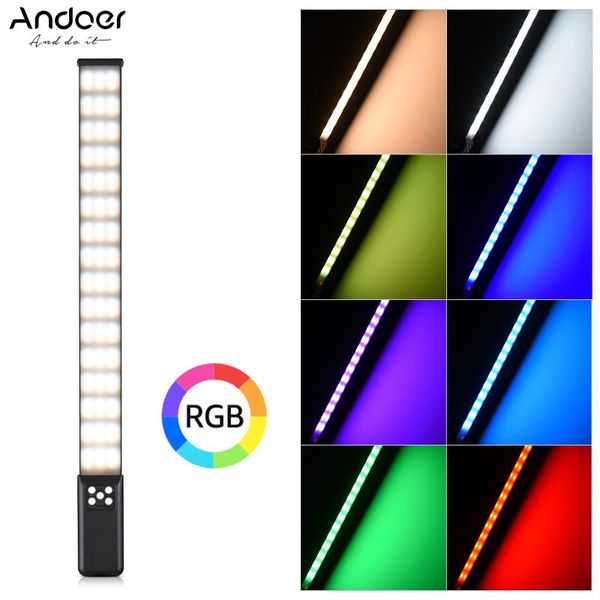 andoer rgb handheld led light tube pgraphy fill-in light lamp 3000k-5700k dimmable cri95 built-in rechargeable battery
andoer rgb handheld led light tube pgraphy fill-in light lamp 3000k-5700k dimmable cri95 built-in rechargeable battery