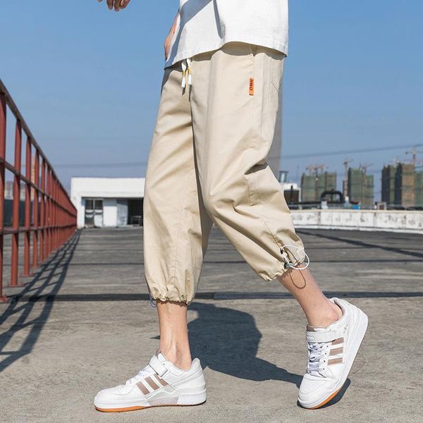 men's pants short lightweight men casual 2021 summer loose gray solid color teens cropped trousers elastic waist daily, Black
men's pants short lightweight men casual 2021 summer loose gray solid color teens cropped trousers elastic waist daily, Black