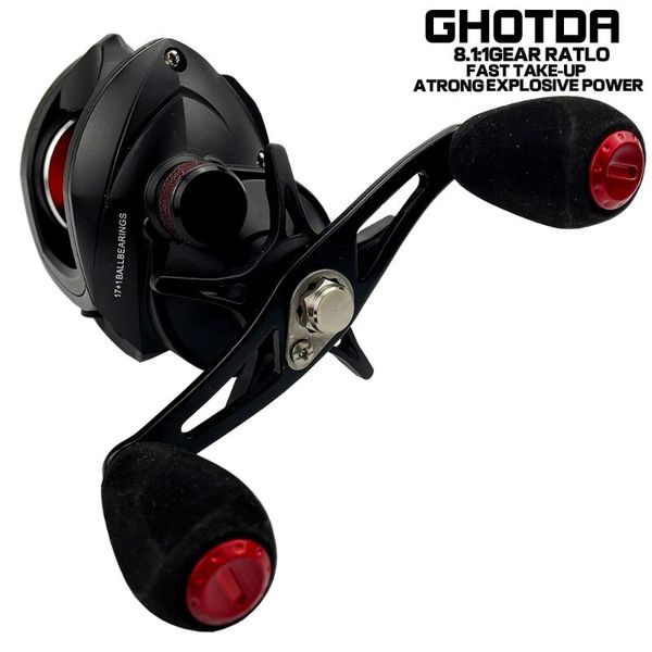 baitcasting reels reel ultralight fishing left right hand metal spool 17+1 bearing bait casting
baitcasting reels reel ultralight fishing left right hand metal spool 17+1 bearing bait casting