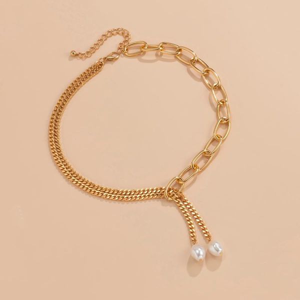 chains purui punk asymmetry chain choker necklace for women fashion long tassel with pearl pendant 2021 jewelry neck gifts, Silver
chains purui punk asymmetry chain choker necklace for women fashion long tassel with pearl pendant 2021 jewelry neck gifts, Silver