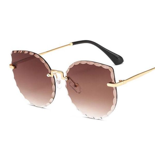 sunglasses large rimless green crystal cat eye tinted lens fashion brand 90s big transparent red brown blue sun glasses men, White;black
sunglasses large rimless green crystal cat eye tinted lens fashion brand 90s big transparent red brown blue sun glasses men, White;black