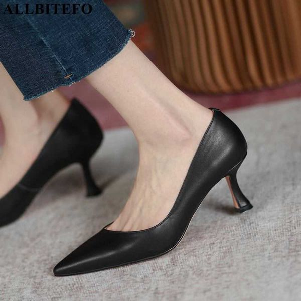 allbitefo pointed toe soft genuine leather high heel shoes spring fashion high heels shoes women heels office work shoes 210611, Black
allbitefo pointed toe soft genuine leather high heel shoes spring fashion high heels shoes women heels office work shoes 210611, Black