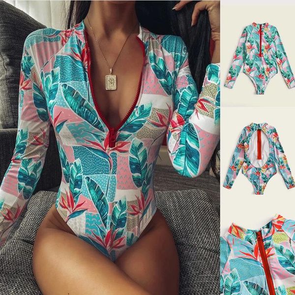 one piece women bath dress beachwear korean big size swimsuit plus swimwear print long sleeve set cover polyester suit
one piece women bath dress beachwear korean big size swimsuit plus swimwear print long sleeve set cover polyester suit