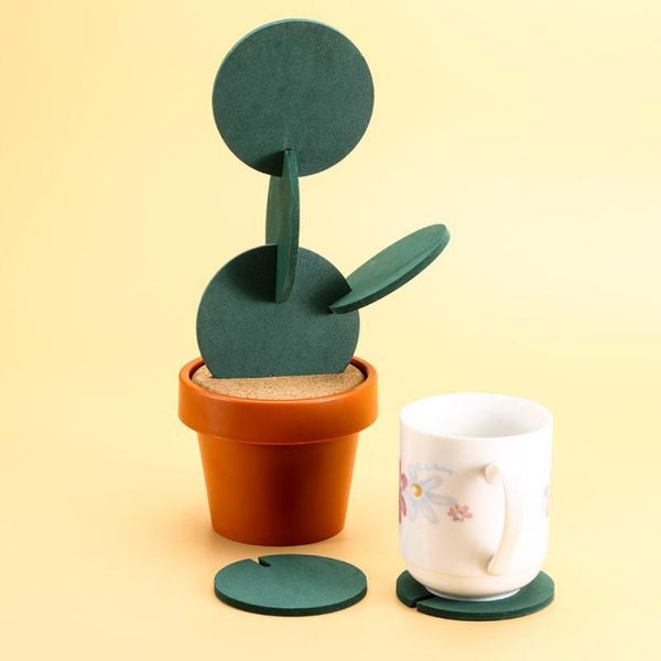 mats & pads round non-slip cup mat 6pcs tea coffee mug drinks holder for diy tableware decor durable pad kitchen cactus
mats & pads round non-slip cup mat 6pcs tea coffee mug drinks holder for diy tableware decor durable pad kitchen cactus