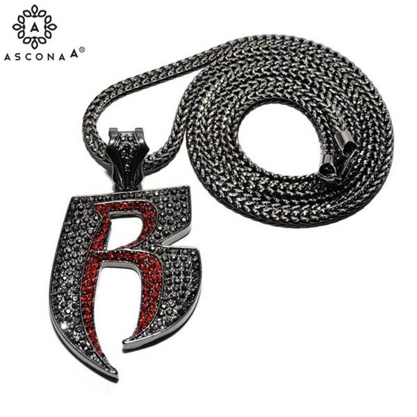 pendant necklaces out hip hop letter r necklace for man creative rhinestone punk streetwear cuban link chain rapper jewelry, Silver
pendant necklaces out hip hop letter r necklace for man creative rhinestone punk streetwear cuban link chain rapper jewelry, Silver