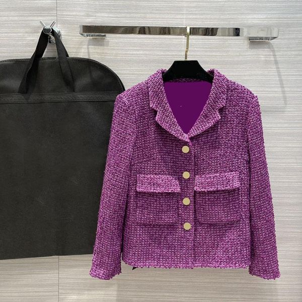 women's jackets tweed woven coat women 2021 early spring fashion turn-down collar straight single breasted solid runway, Black;brown
women's jackets tweed woven coat women 2021 early spring fashion turn-down collar straight single breasted solid runway, Black;brown