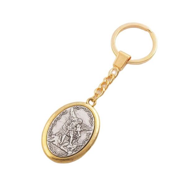 two-tone catholic patron st. michael the archangel 2inch key ring travel protection keychain k1779 10pcs/lot, Slivery;golden
two-tone catholic patron st. michael the archangel 2inch key ring travel protection keychain k1779 10pcs/lot, Slivery;golden