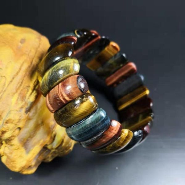 bangle exquisite chinese natural multi-color tiger eye stone bracelet gift jewelry red yellow blue handmade handrow, Black
bangle exquisite chinese natural multi-color tiger eye stone bracelet gift jewelry red yellow blue handmade handrow, Black
