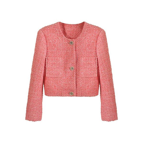 women's jackets cropped tweed jacket women 2021 fall runway coat round neck single breasted short coats and outerwear, Black;brown
women's jackets cropped tweed jacket women 2021 fall runway coat round neck single breasted short coats and outerwear, Black;brown