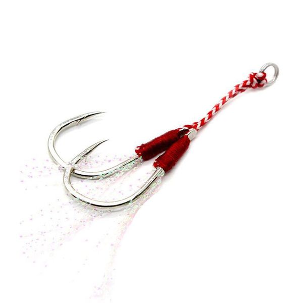 durable double fishing hook portable assist jig with barb fishing accessory salmon trout perch ringed zander twin hook
durable double fishing hook portable assist jig with barb fishing accessory salmon trout perch ringed zander twin hook