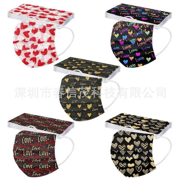selling disposable valentine's day seri printed mask three-layer protective couple
selling disposable valentine's day seri printed mask three-layer protective couple