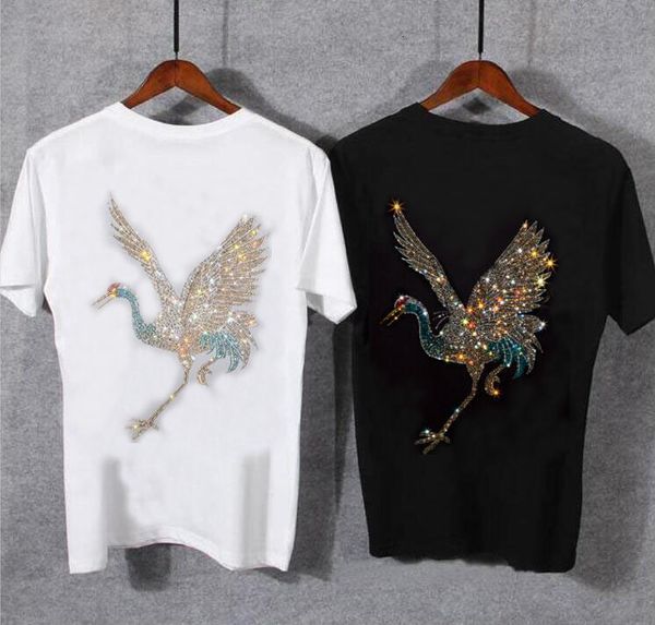 2021 new male drill shirt and casual strass tshirts short sleeve design short-fit pattern s a5w0, White;black
2021 new male drill shirt and casual strass tshirts short sleeve design short-fit pattern s a5w0, White;black