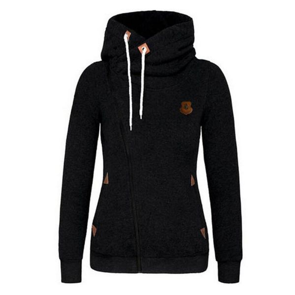 women's hoodies & sweatshirts fashion women spring autumn zipper design thicken hoody sweatshirt, Black
women's hoodies & sweatshirts fashion women spring autumn zipper design thicken hoody sweatshirt, Black