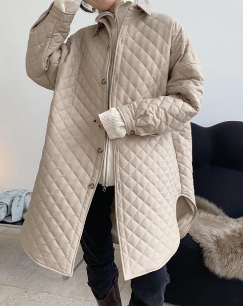 women's down & parkas 2021 winter women coat thick warm loose long sleeve single-breasted coats padded jacket femme streetwear, Black
women's down & parkas 2021 winter women coat thick warm loose long sleeve single-breasted coats padded jacket femme streetwear, Black