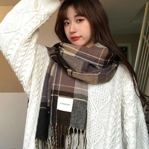 scarves plaid scarf women autumn and winter wild student thick shawl soft comfort warm lovers go out tourism wraps female, Blue;gray
scarves plaid scarf women autumn and winter wild student thick shawl soft comfort warm lovers go out tourism wraps female, Blue;gray