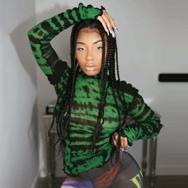 women's t-shirt women casual fall shirt dye printed retro party clothes high neck mask warm long sleeve wrapped pullover bright and cut, White
women's t-shirt women casual fall shirt dye printed retro party clothes high neck mask warm long sleeve wrapped pullover bright and cut, White