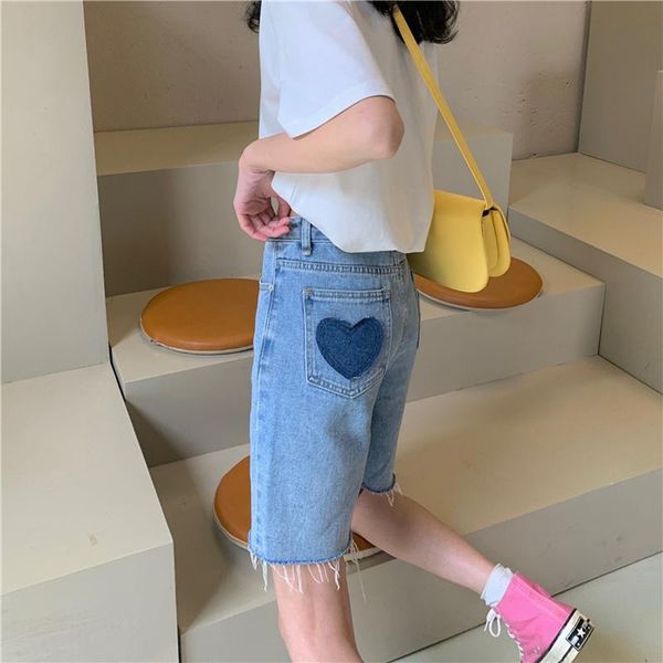 women's jeans straight women summer 2021 high waist loose shorts love pocket knee length pants y2k, Blue
women's jeans straight women summer 2021 high waist loose shorts love pocket knee length pants y2k, Blue