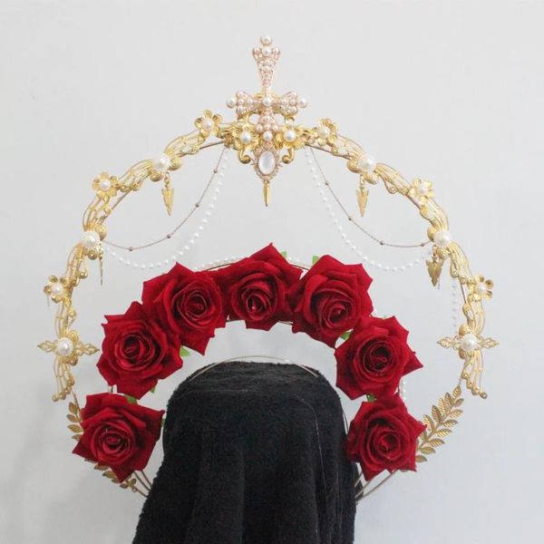 hair clips & barrettes diy material package retro lolita notre dame's crown goddess headpiece vintage mary baroque tiara headwear with, Golden;silver
hair clips & barrettes diy material package retro lolita notre dame's crown goddess headpiece vintage mary baroque tiara headwear with, Golden;silver