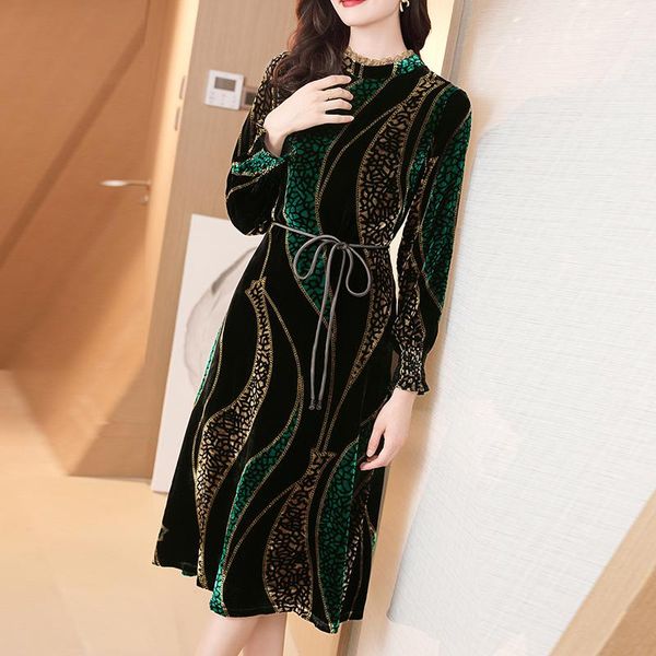 casual dresses coigarsam women dress winter autumn 2021 office lady print long sleeve o-neck traf robe vestidos, Black;gray
casual dresses coigarsam women dress winter autumn 2021 office lady print long sleeve o-neck traf robe vestidos, Black;gray