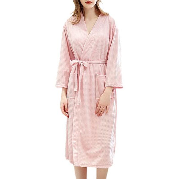 women's sleepwear men womens autumn waffle knitted kimono bath robe v-neck belted waist water absorbent spa loose long with pockets x3u, Black;red
women's sleepwear men womens autumn waffle knitted kimono bath robe v-neck belted waist water absorbent spa loose long with pockets x3u, Black;red