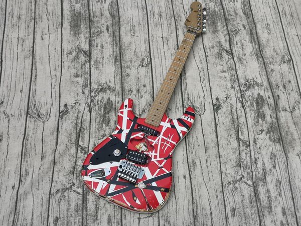 aged edward eddie van halen heavy relic striped frankie electric guitar, left-handed st shape maple neck, floyd rose tremolo & locking nut
aged edward eddie van halen heavy relic striped frankie electric guitar, left-handed st shape maple neck, floyd rose tremolo & locking nut